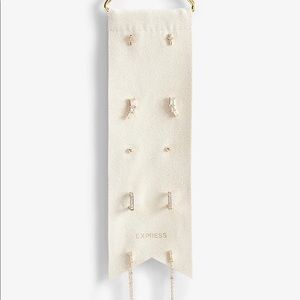 🆕w/ tags Express 5 pairs of gold earrings